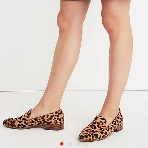 Madewell Shoes - Madewell Leopard Calf Hair Loafers sz 6.5